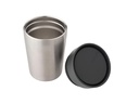 Brabantia Thermobecher Make &amp; Take 200 ml, Dunkelgrau/Silber