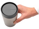 Brabantia Thermobecher Make &amp; Take 200 ml, Dunkelgrau/Silber