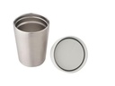 Brabantia Thermobecher Make &amp; Take 200 ml, Hellgrau/Silber