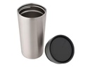 Brabantia Thermobecher Make &amp; Take 360 ml, Dunkelgrau/Silber