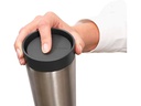Brabantia Thermobecher Make &amp; Take 360 ml, Dunkelgrau/Silber