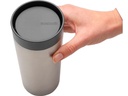 Brabantia Thermobecher Make &amp; Take 360 ml, Dunkelgrau/Silber