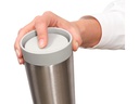 Brabantia Thermobecher Make &amp; Take 360 ml, Hellgrau/Silber