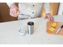 Brabantia Thermobecher Make &amp; Take 360 ml, Hellgrau/Silber