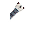 GiGwi Hunde-Spielzeug Crunchy Neck, Katze M, Blau
