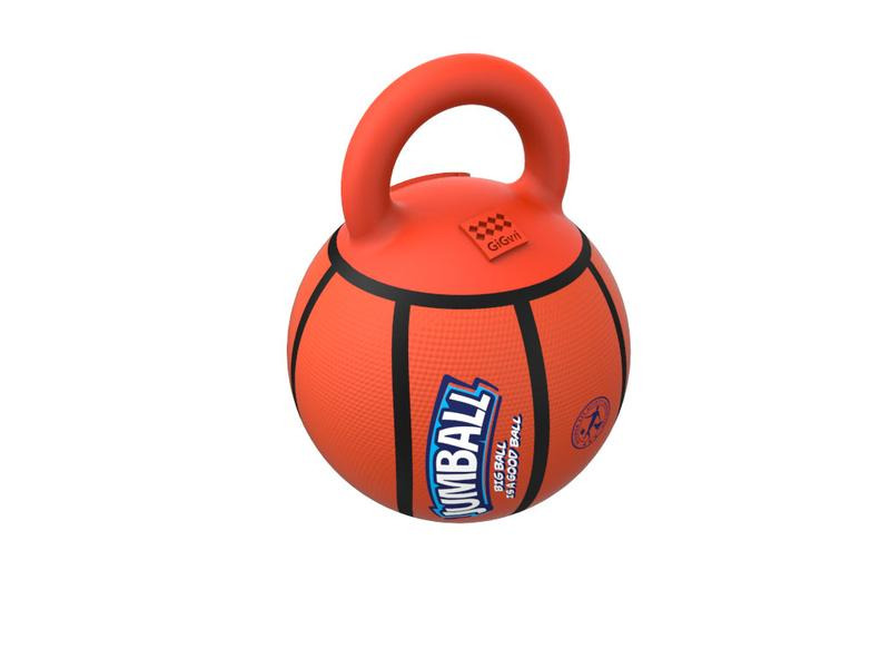 GiGwi Hunde-Spielzeug Jumpball, Basketball, Orange