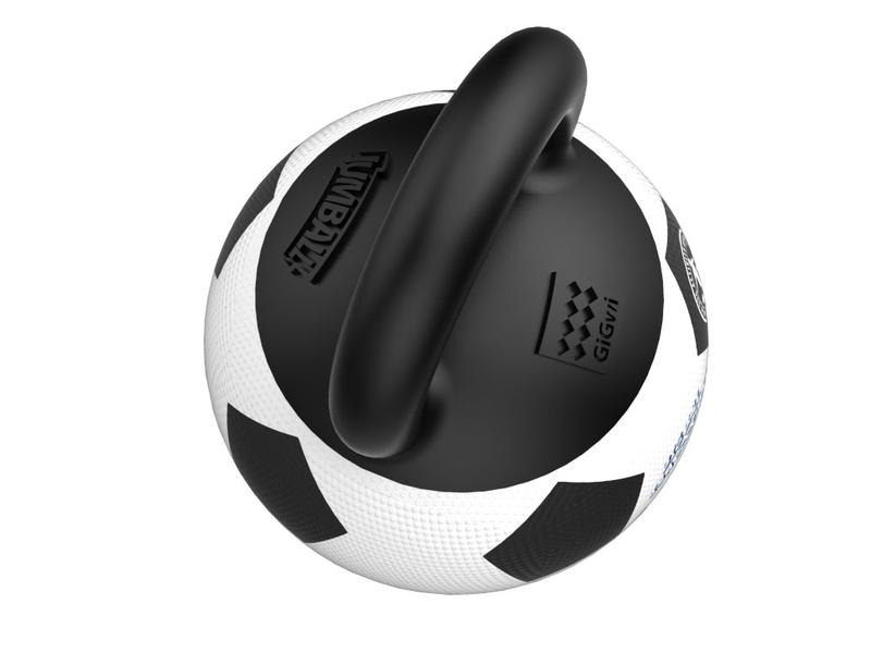 GiGwi Hunde-Spielzeug Jumpball, Fussball, Weiss/Schwarz