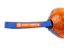 GiGwi Hunde-Spielzeug Push to mute, Ball, Blau/Orange