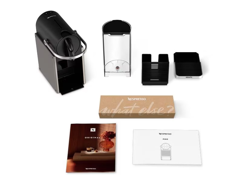 Krups Kaffeemaschine Nespresso Pixie XN306TCH Titan