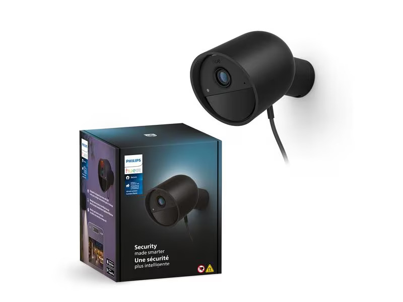 Philips Hue Secure kabelgebundene Kamera Schwarz