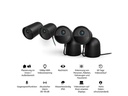 Philips Hue Secure kabelgebundene Kamera Schwarz