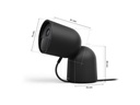 Philips Hue Secure kabelgebundene Kamera mit Standfuss Schwarz