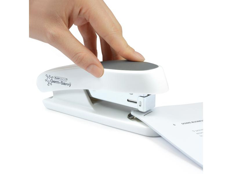 Rapesco Heftgerät Germ Savvy 20 Seiten, Weiss