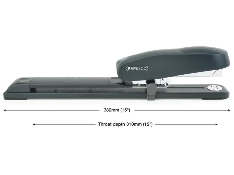 Rapesco Heftgerät 790 Longarm 50 Seiten, Grau