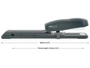 Rapesco Heftgerät 790 Longarm 50 Seiten, Grau