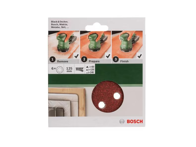 Bosch Schleifblatt-Set für Exzenterschleifer