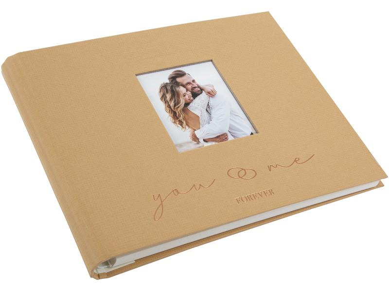 Goldbuch Foto-Gästebuch you &amp; me 29 x 23 cm, 50 Seiten, Braun