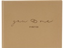 Goldbuch Foto-Gästebuch you &amp; me 29 x 23 cm, 50 Seiten, Braun