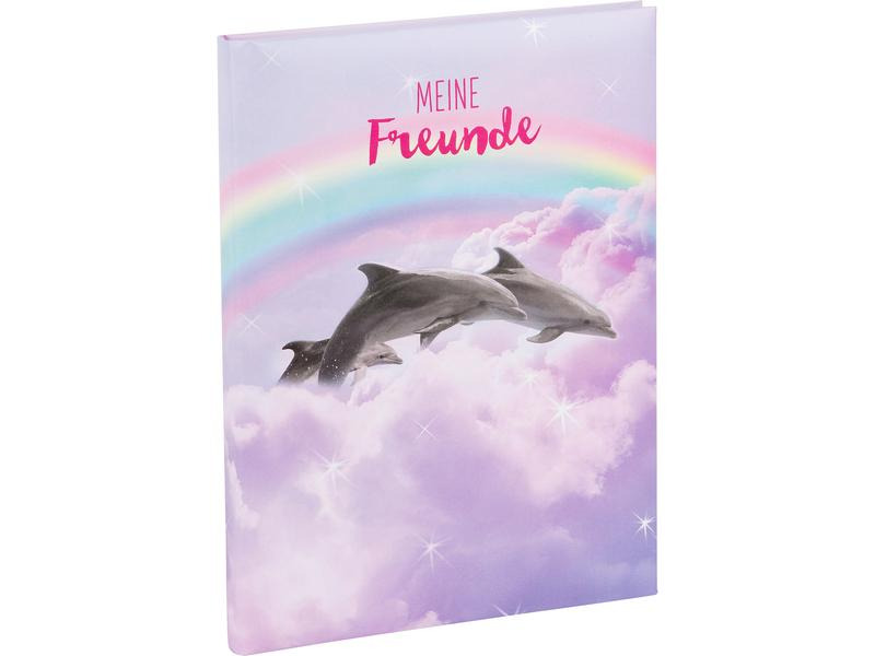 Goldbuch Freundebuch Delfine A5, 88 Seiten