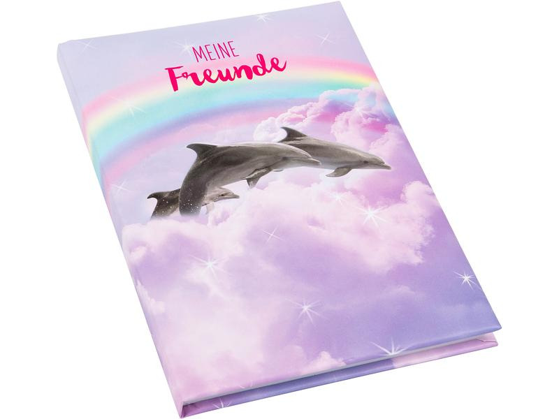 Goldbuch Freundebuch Delfine A5, 88 Seiten