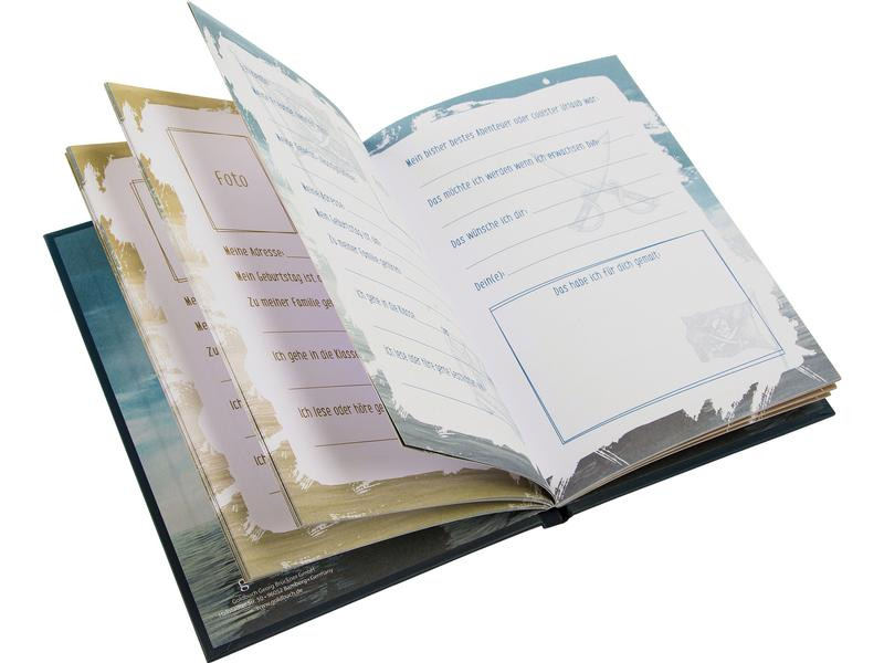 Goldbuch Freundebuch Piraten A5, 88 Seiten