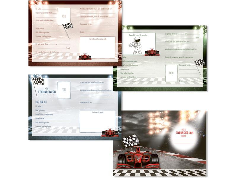 Goldbuch Freundebuch Racing Champion A5, 88 Seiten