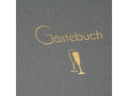 Goldbuch Gästebuch Cheers 23 x 25 cm, 176 Seiten, Grau