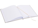 Goldbuch Gästebuch Herzlich Willkommen 23 x 25 cm, 176 Seiten, Taupe