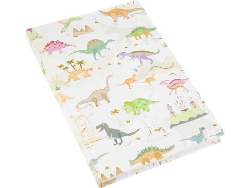 Goldbuch Notizbuch Dinosaurier A5, Blanko, Mehrfarbig
