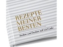Goldbuch Notizbuch Rezepte Meiner Besten 18.5 x 23 cm