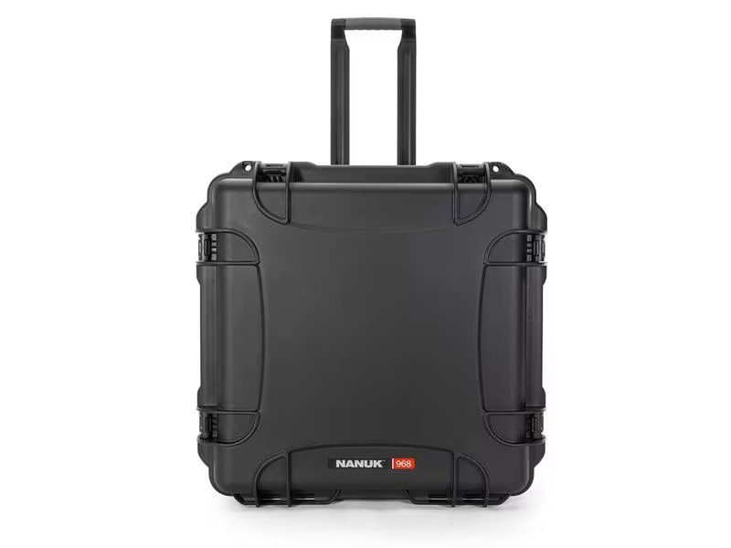 Nanuk Kunststoffkoffer 968 - mit Schaum Schwarz