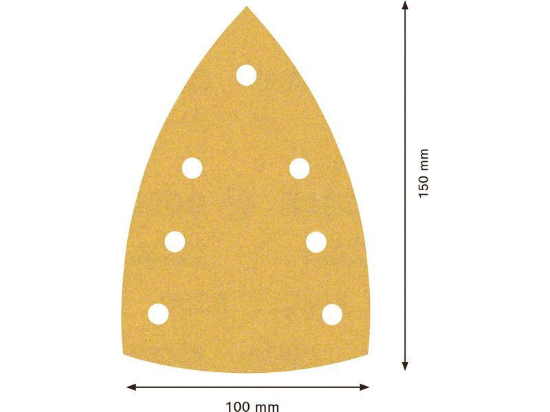 Bosch Professional Schleifpapier EXPERT C470, 100 x 150 mm, G 180, 10-tlg.