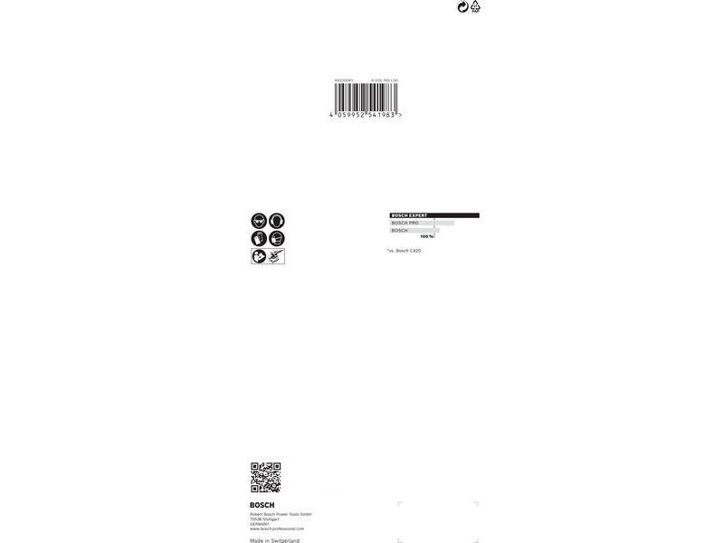 Bosch Professional Schleifpapier EXPERT C470, 115 x 230 mm, G 40, 10-tlg.