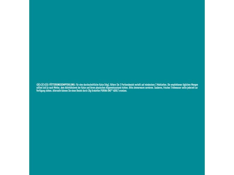 Purina ONE Nassfutter ADULT in Sauce Rind/Karotten, 4 x 85g
