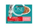 Purina ONE Nassfutter STERILCAT in Sauce Lachs/Karotten, 8 x 85g