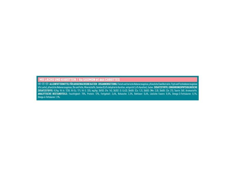 Purina ONE Nassfutter STERILCAT in Sauce Lachs/Karotten, 8 x 85g