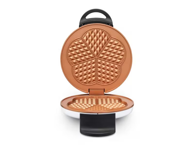 Trisa Waffeleisen Retro Waffles Bronze/Weiss