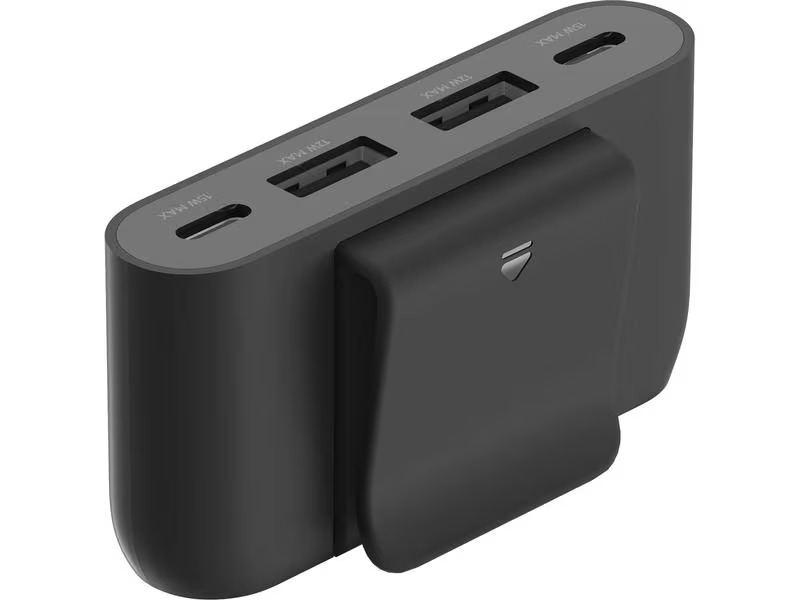 Belkin USB-Hub 4-Port USB Charge Schwarz
