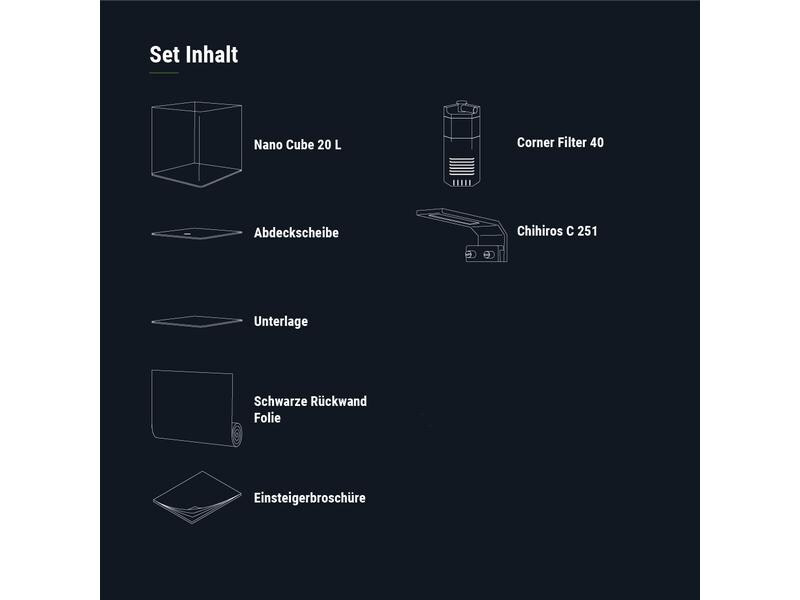Dennerle Aquarium Nano Cube Basic, 20 l