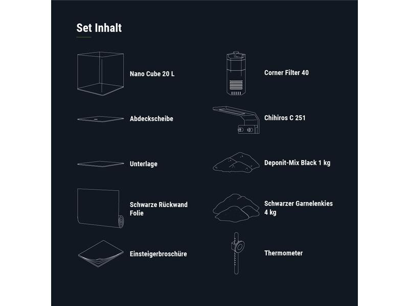 Dennerle Aquarium Nano Cube Complete, 20 l