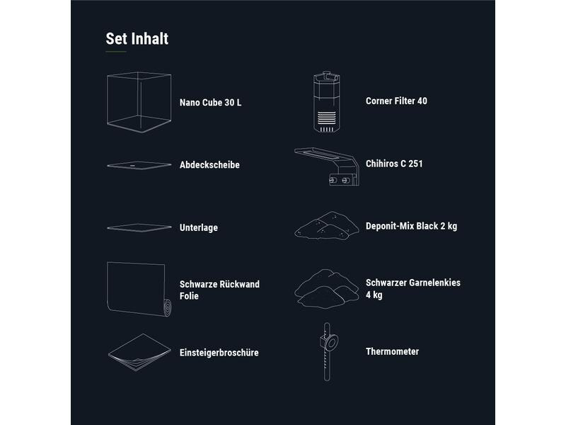 Dennerle Aquarium Nano Cube Complete, 30 l
