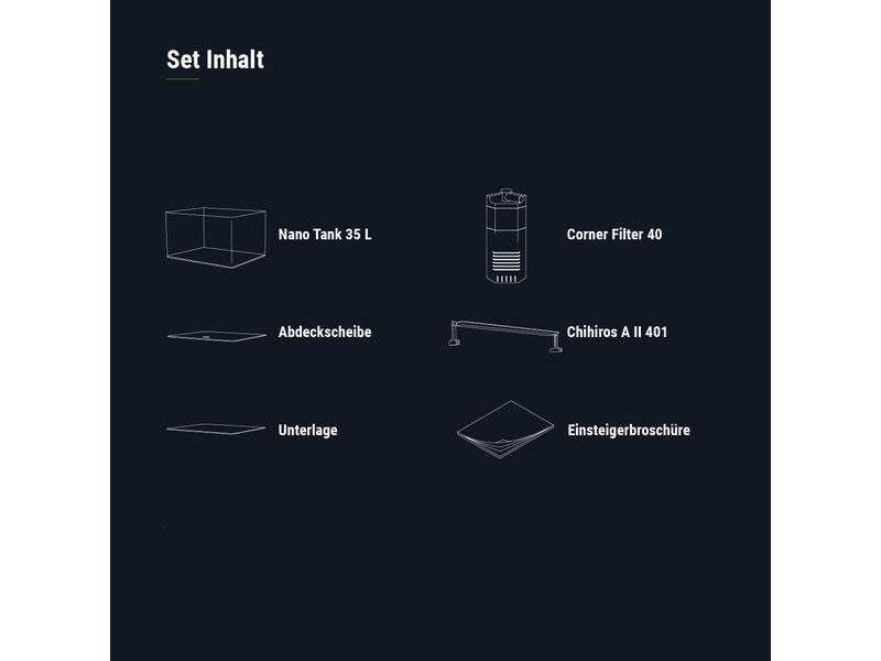 Dennerle Aquarium Nano Tank Plant Pro, 35 l