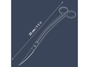 Dennerle Pflanzenschere Plant Scissor Curved, 25 cm