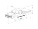 Hobbytech Karosserie Peugeot 504 Pick-Up unlackiert, 1:10