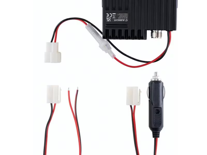 Albrecht CB Funkgerät AE 6110 VOX mit Zigarettenanzünder-Stecker