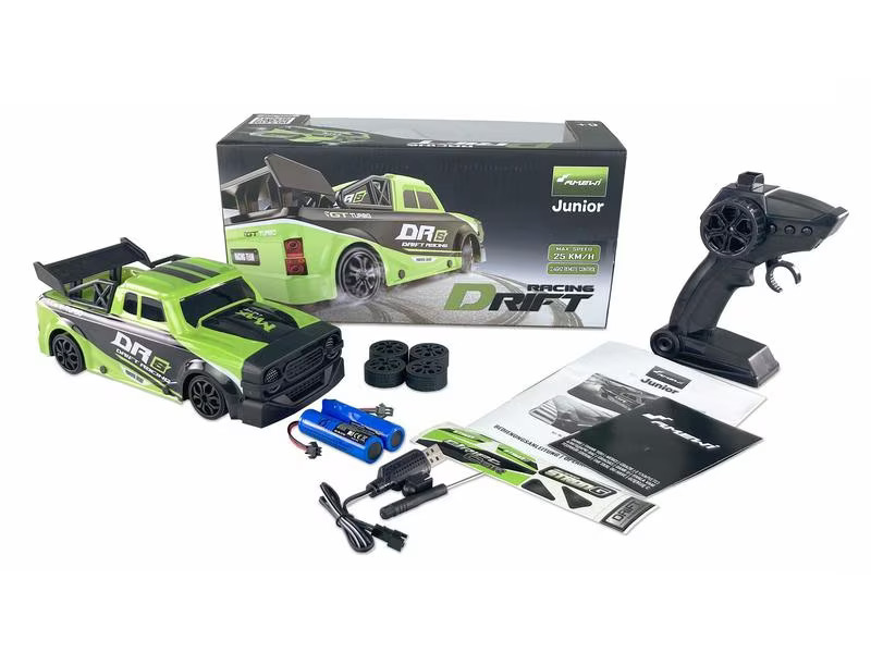 Amewi Drift DRS 4WD Grün, RTR, 1:18