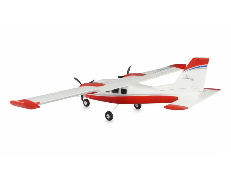 Amewi Motorflugzeug P68 Hochdecker 850 mm Rot, PNP