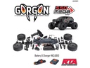 Arrma Monster Truck Gorgon MEGA 550 RWD Schwarz, Bausatz, 1:10