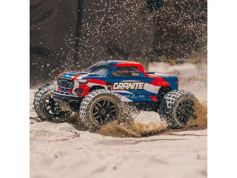 Arrma Monster Truck Granite Grom Mega 380 Blau, RTR, 1:18