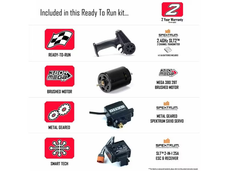 Arrma Monster Truck Granite Grom Mega 380 Blau, RTR, 1:18